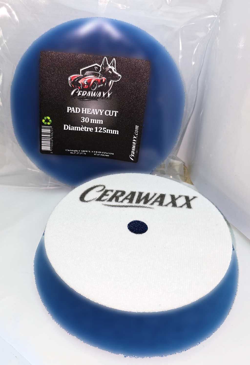 🔵 PAD HEAVY CUT CERAWAXX – Bleu